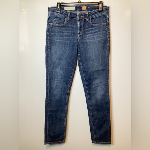 Pilcro and the Letterpress Denim - Pilcro and the Letterpress Dark Blue Stet Fit Skinny Jeans